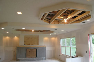 residential house getting new drywall and paint